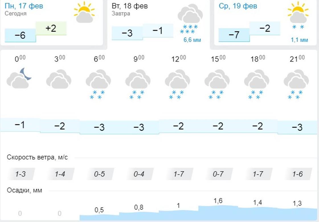 Сильный снегопад снова ожидается в Алматы