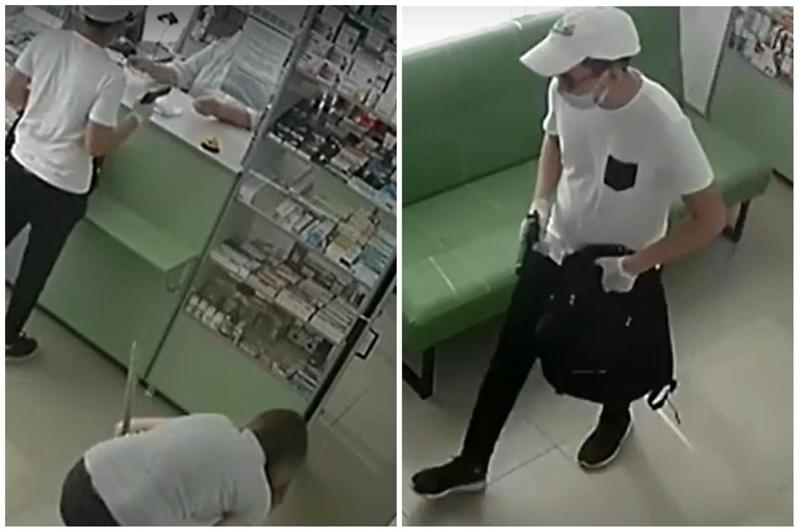 Астанчанин пытался ограбить аптеку в Нур-Султане (видео)