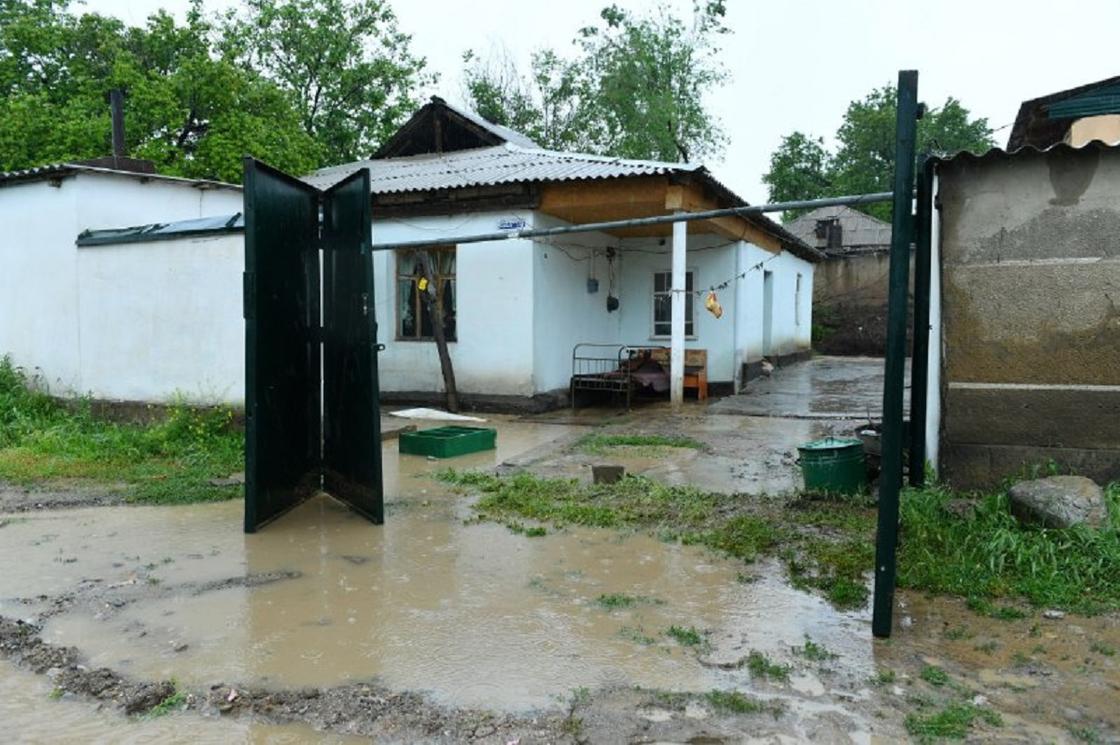 Из-за продолжающихся дождей повысился уровень воды в реках Туркестанской области