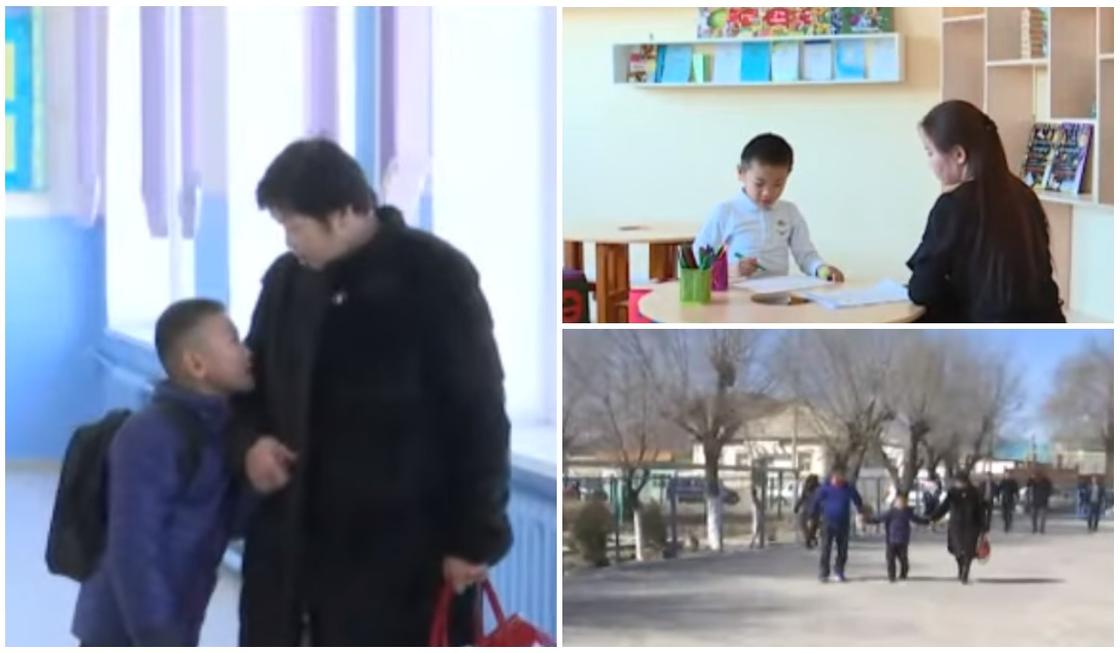 Кызылординский "мальчик-маугли" обрел семью и пошел в школу