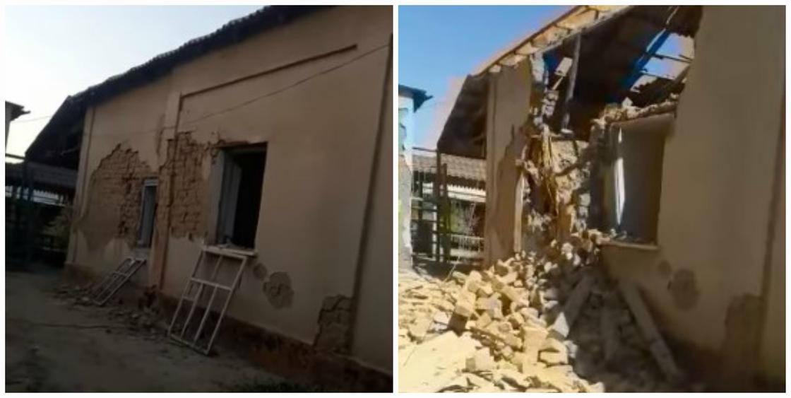 "Зависть заела": мужчина ломом разрушил свой дом в Арыси, надеясь на новое жилье (видео)