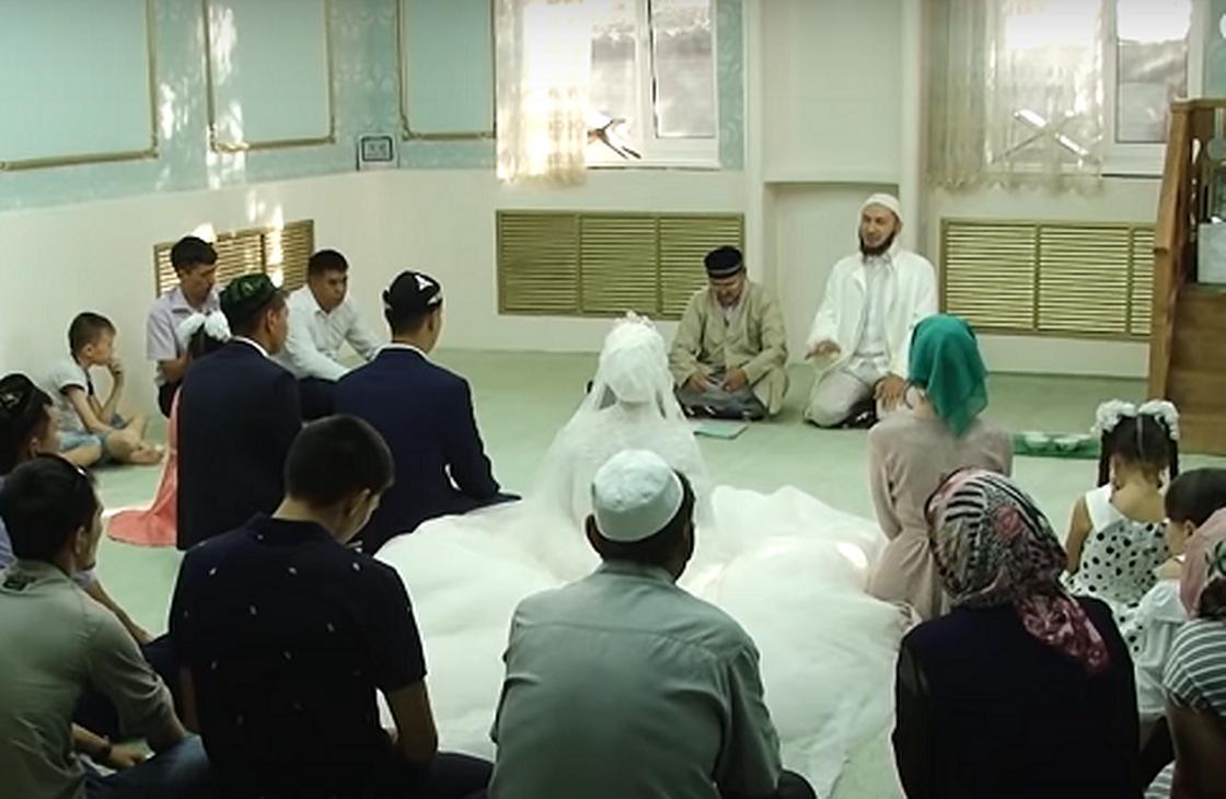 Свадебный обряд в мечети