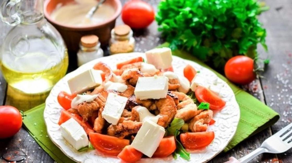 Салат с жареным мясом птицы Салат с жареным мясом птицы