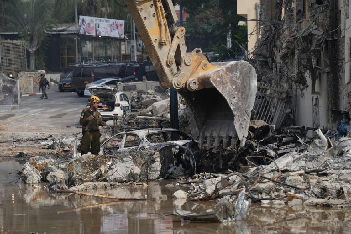 Разрушения в израильском городе Сдерот