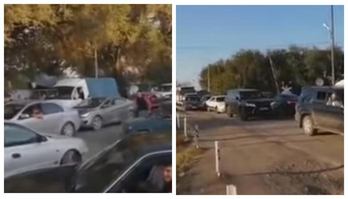 Видео с пробками на станции Шамалган распространяли в Сети накануне аварии Видео с пробками на станции Шамалган распространяли в Сети накануне аварии
