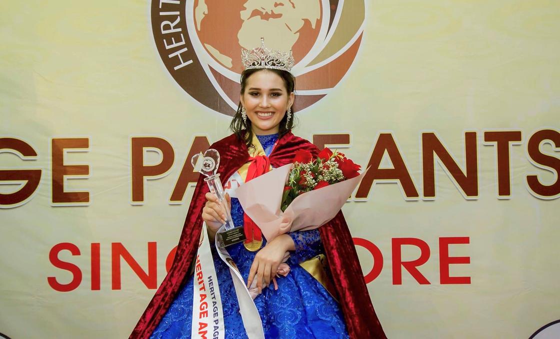 17-летняя казахстанка победила на конкурсе красоты в Сингапуре (фото)
