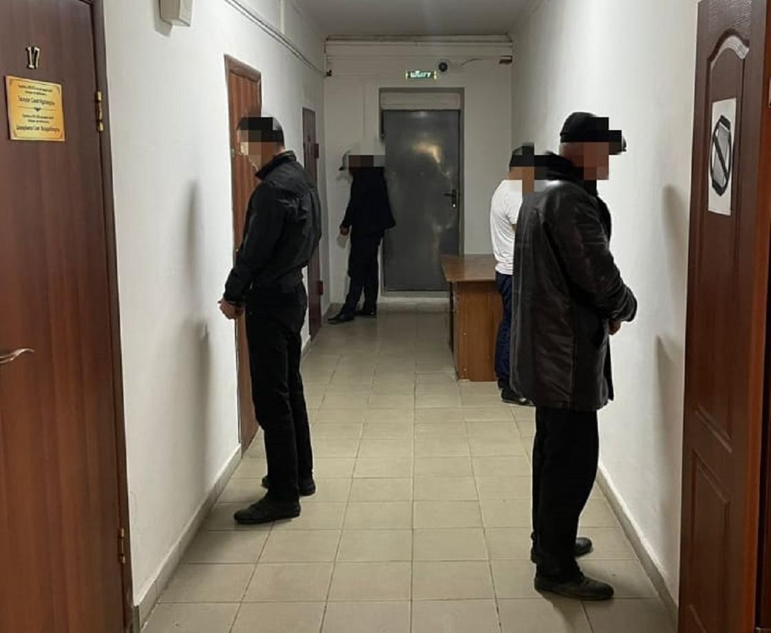 Задержанные в полиции в Туркестанской области