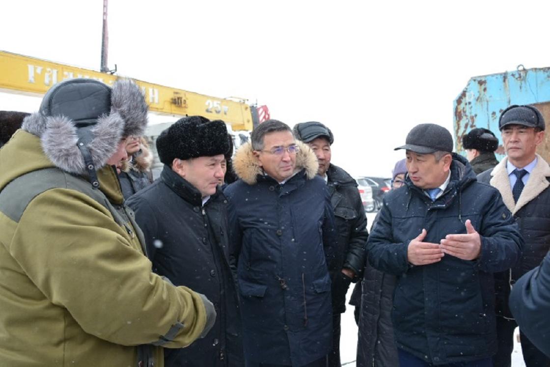 Аким области Ермек Маржикпаев с рабочим визитом посетил Целиноградский район