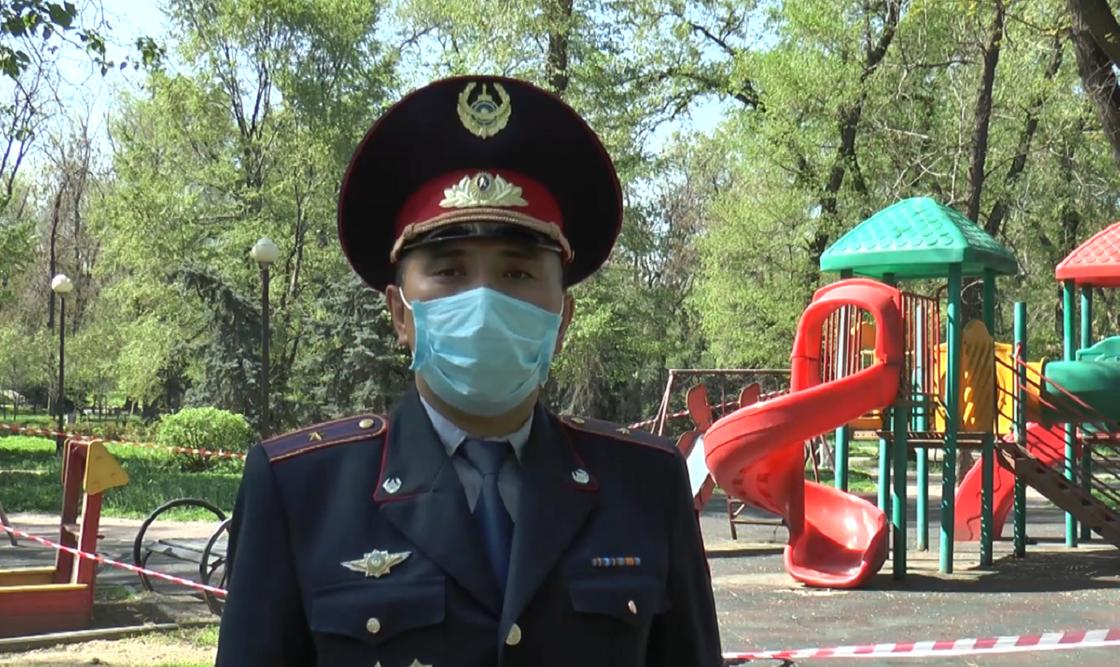 Полицейский Алматы в стихах призвал граждан соблюдать карантин (видео)