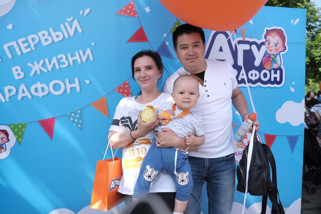 Первый в жизни марафон состоялся у малышей Алматы