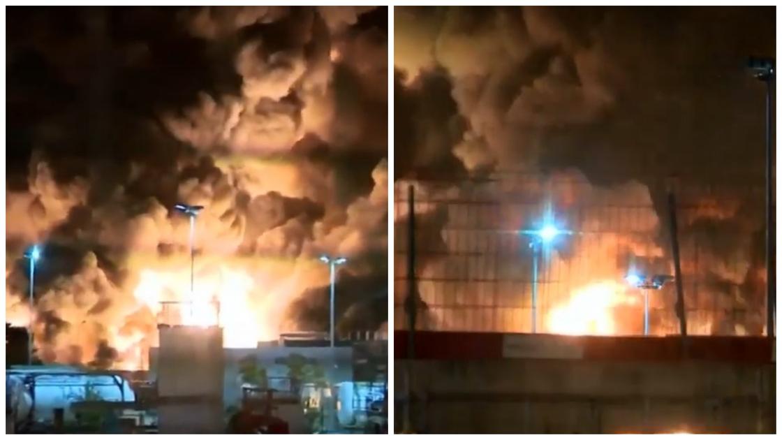 Французский город Руан в панике после пожара на химзаводе