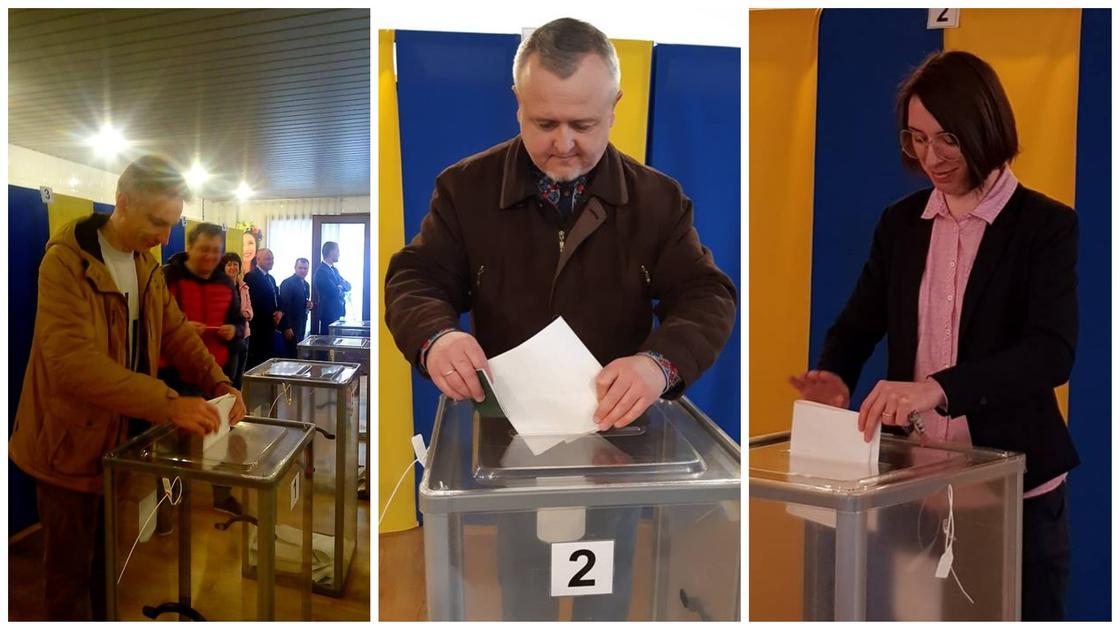 Украинцы проголосовали за будущего президента страны на участке в Нур-Султане (фото)