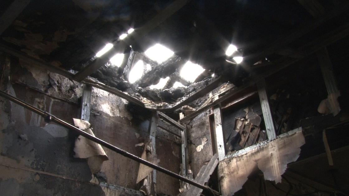 Пожар в ателье в Павлодаре
