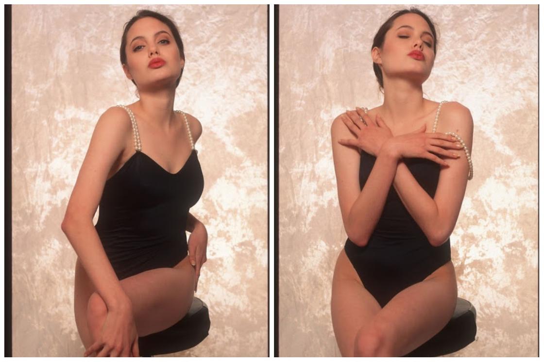 16-летняя Анджелина Джоли в нижнем белье: новые фото появились в Сети
