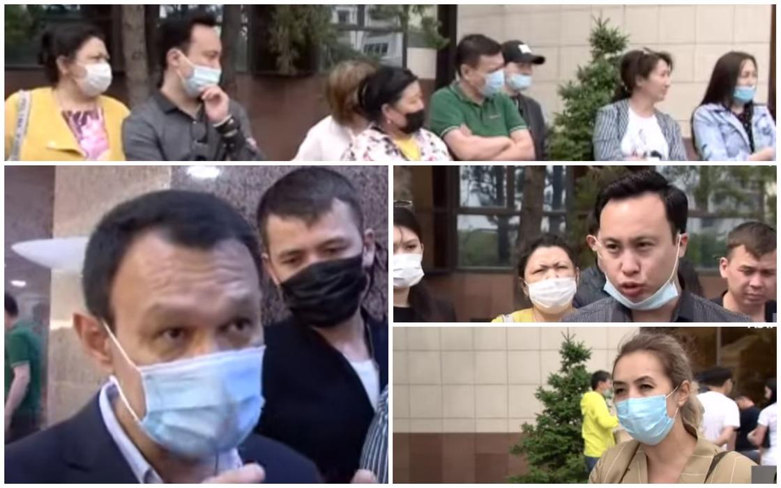 Той бизнесінің елордалық өкілдері әкімдік алдына жиналды Той бизнесінің елордалық өкілдері әкімдік алдына жиналды