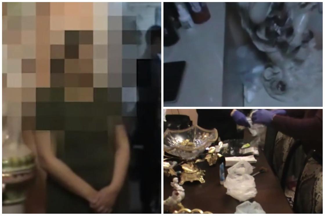 Женщину с героином на 3,5 млн тенге задержали в Петропавловске (видео)