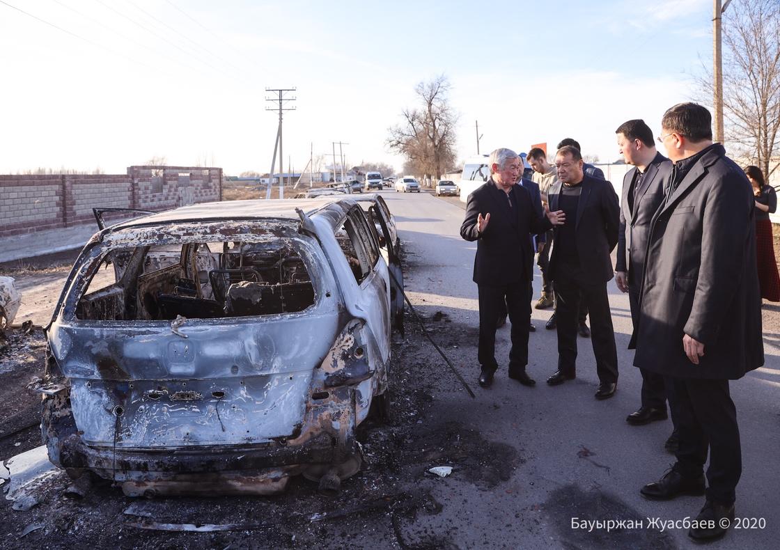 Что произошло в Кордайском районе, рассказали Сапарбаеву старейшины (фото)