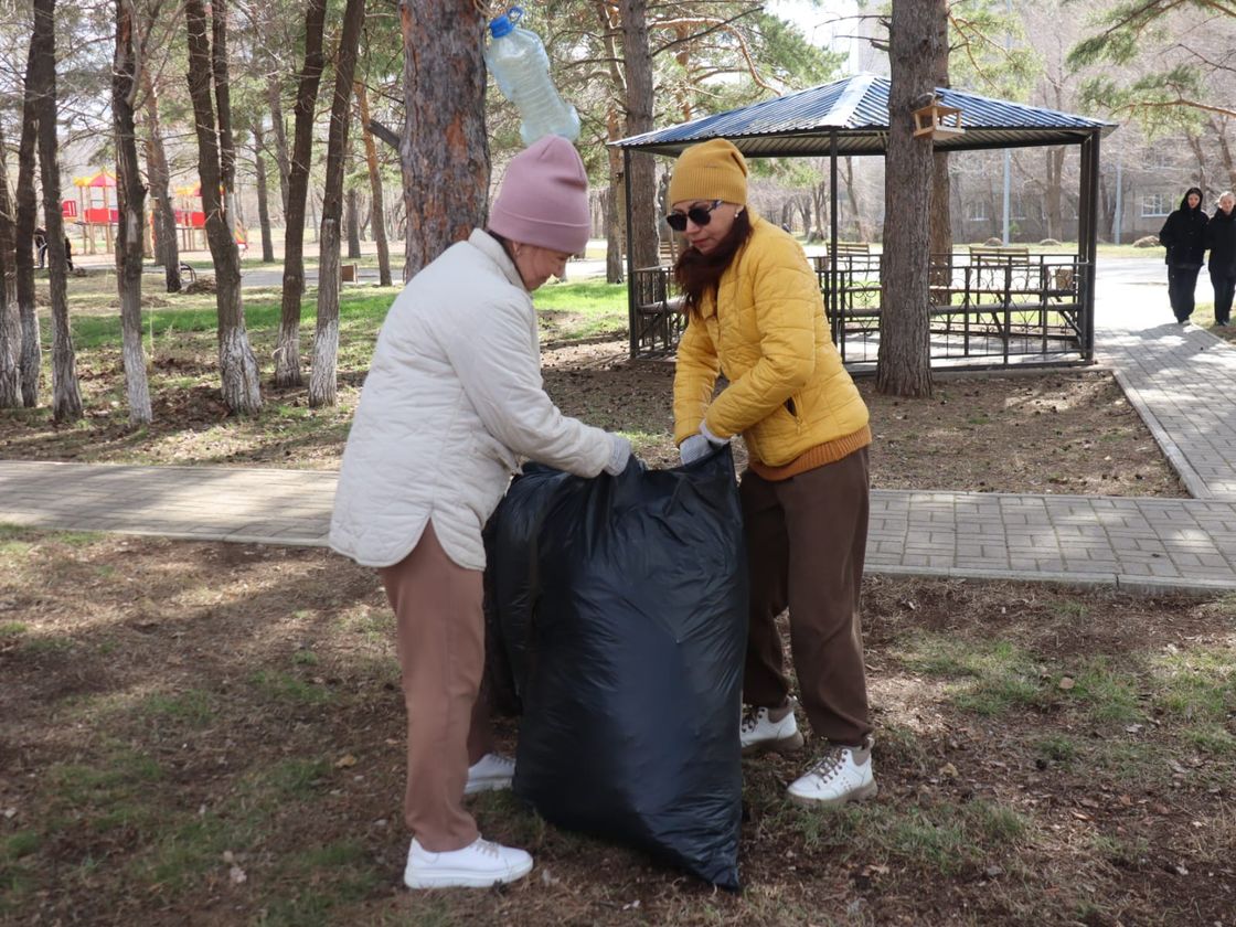 Акция "Таза Қазақстан" в Степногорске