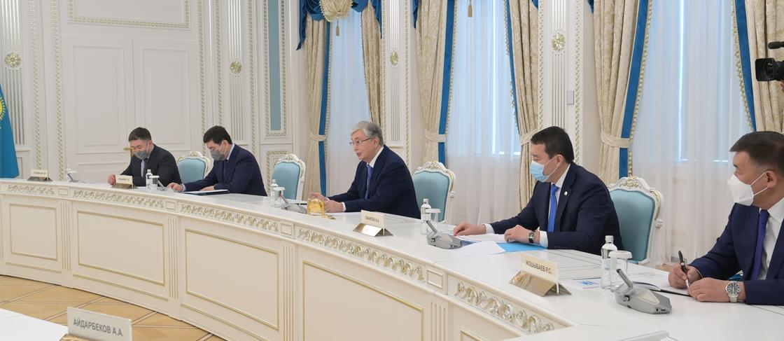 Касым-Жомарт Токаев и представители Казахстана
