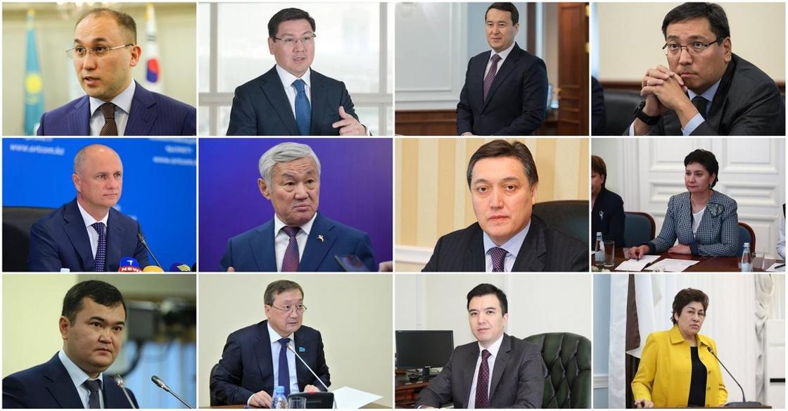 Смена правительства: новые министры Казахстана - кто "удержался" в креслах