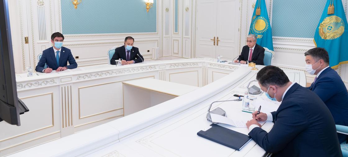 Касым-Жомарт Токаев провел встречу с Генеральным директором ВОЗ Тедросом Адханомом Гебрейесусом