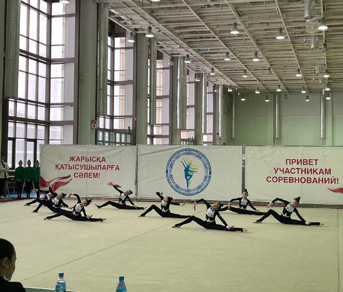 Эстетическая гимнастика вернулась в Казахстане в оффлайн