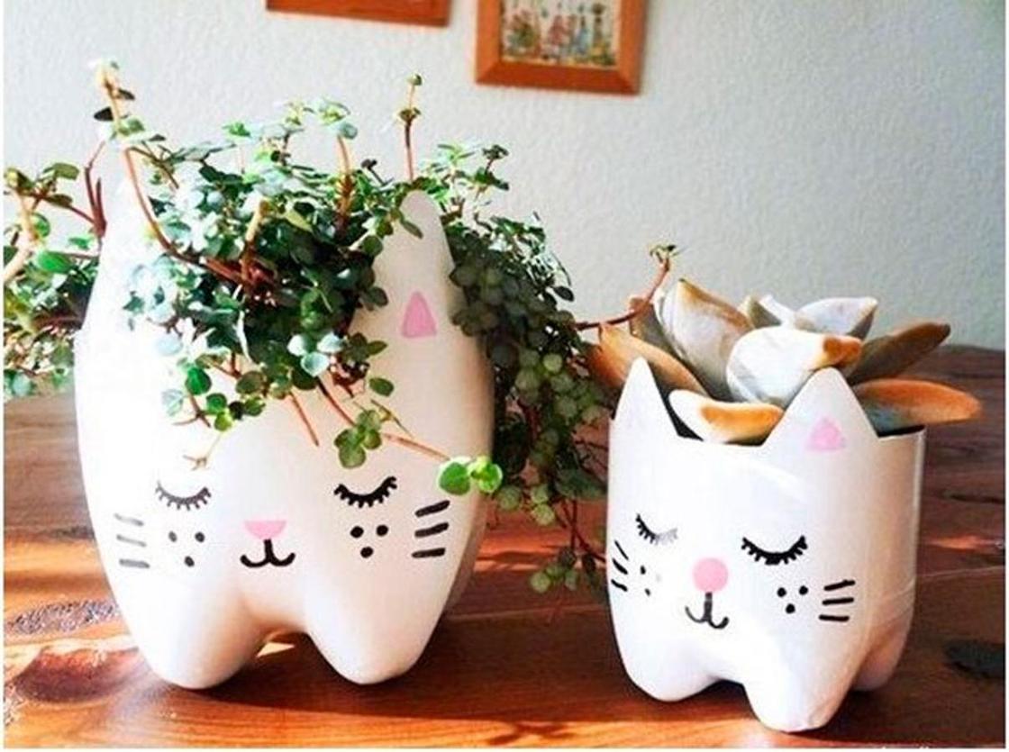 Поделки из пластиковых бутылок: котик Поделки из пластиковых бутылок: котик