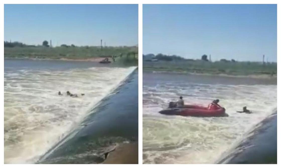 Спасение утопающего из водоворота в Нур-Султане попало на видео Спасение утопающего из водоворота в Нур-Султане попало на видео