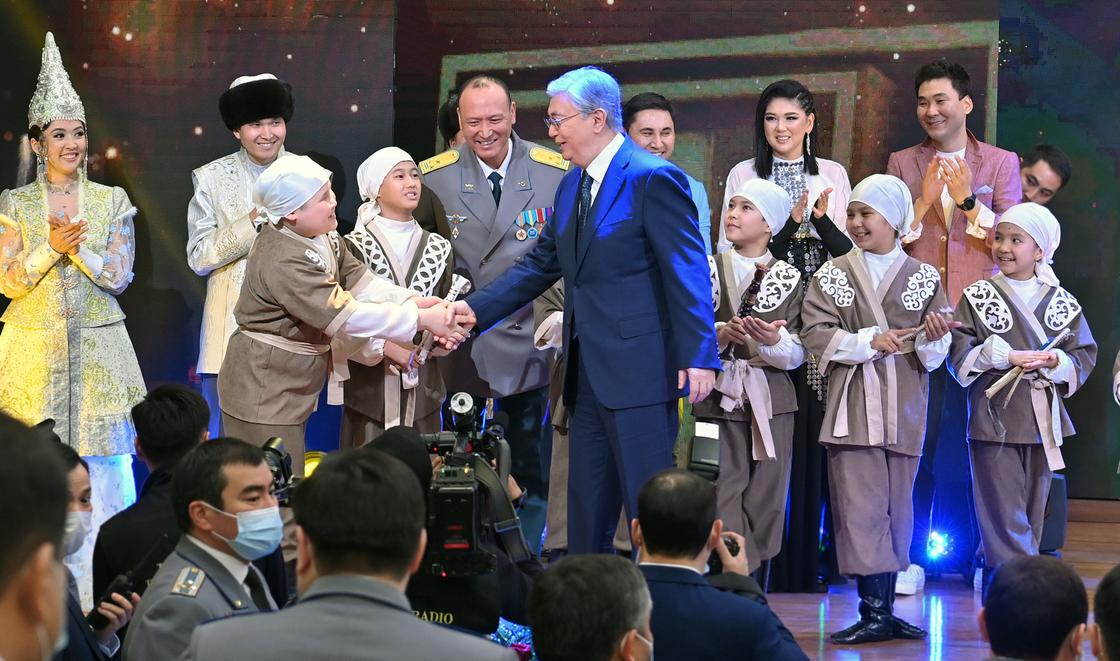 Касым-Жомарт Токаев на праздновании 30-летия Службы госохраны