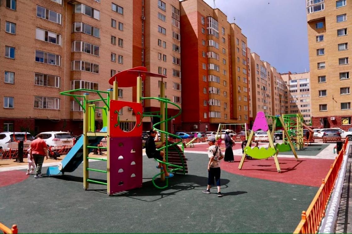 Детская площадка в Астане