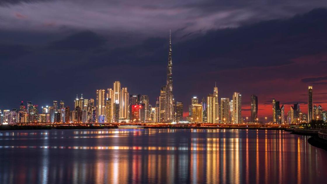 Ночной Дубай