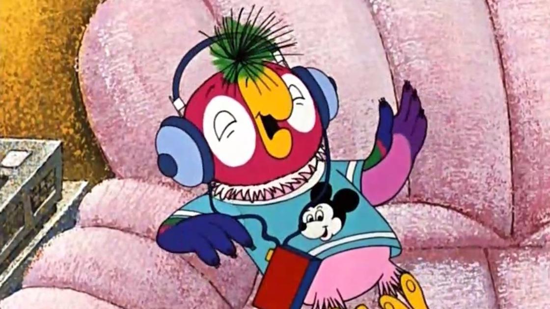 Герой мультфильма «Возвращение блудного попугая»