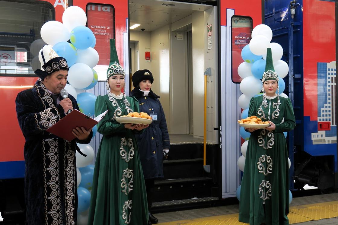 Запуск нового электропоезда