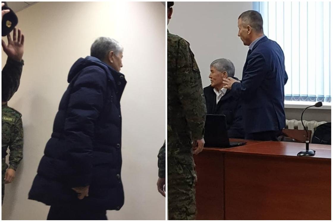 Атамбаева принудительно доставили в суд в Бишкеке (фото)