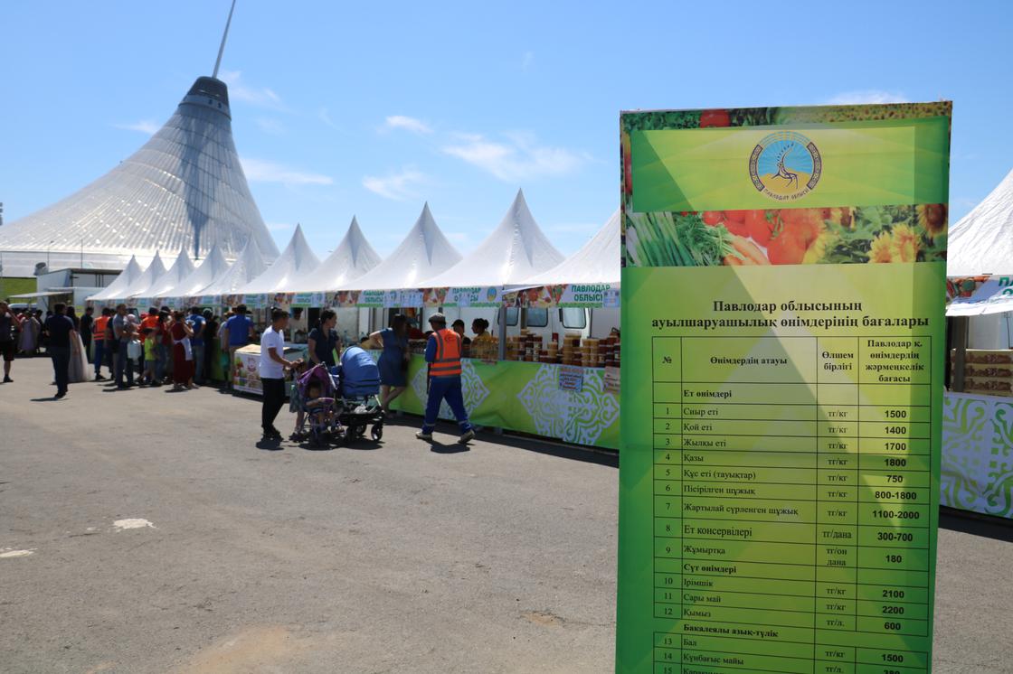 Вкусно и недорого: ярмарка сельхозпродукции открылась в Нур-Султане