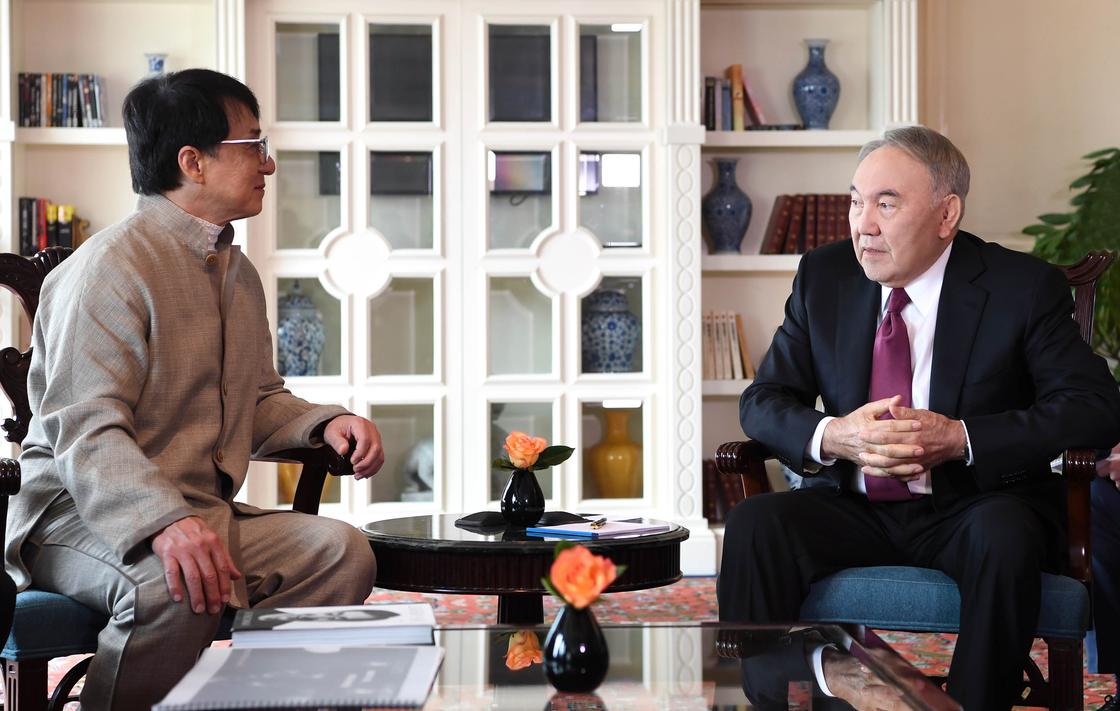Нурсултан Назарбаев встретился с Джеки Чаном (фото)