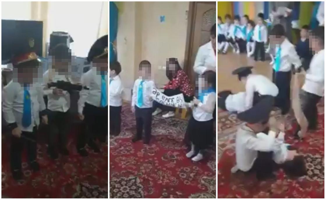 "Колбин долой!": разгоняющие "митинг" детсадовцы возмутили казахстанцев