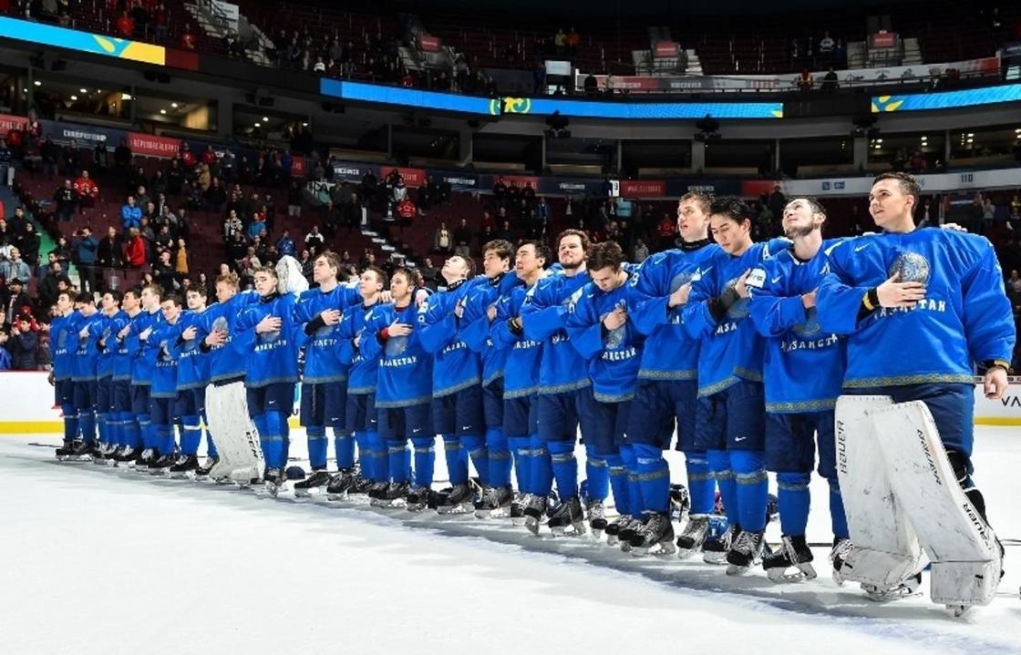 Сборная Казахстана по хоккею одержала разгромную победу над Данией (фото, видео)