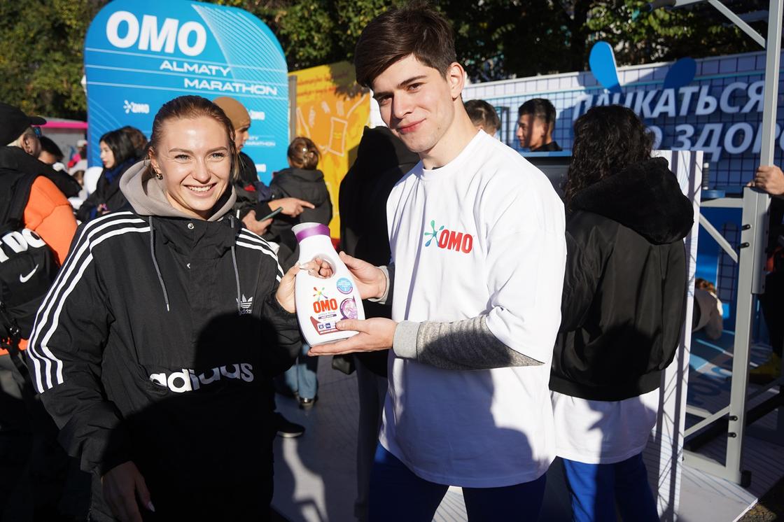 Марафон Almaty Marathon при поддержки Omo