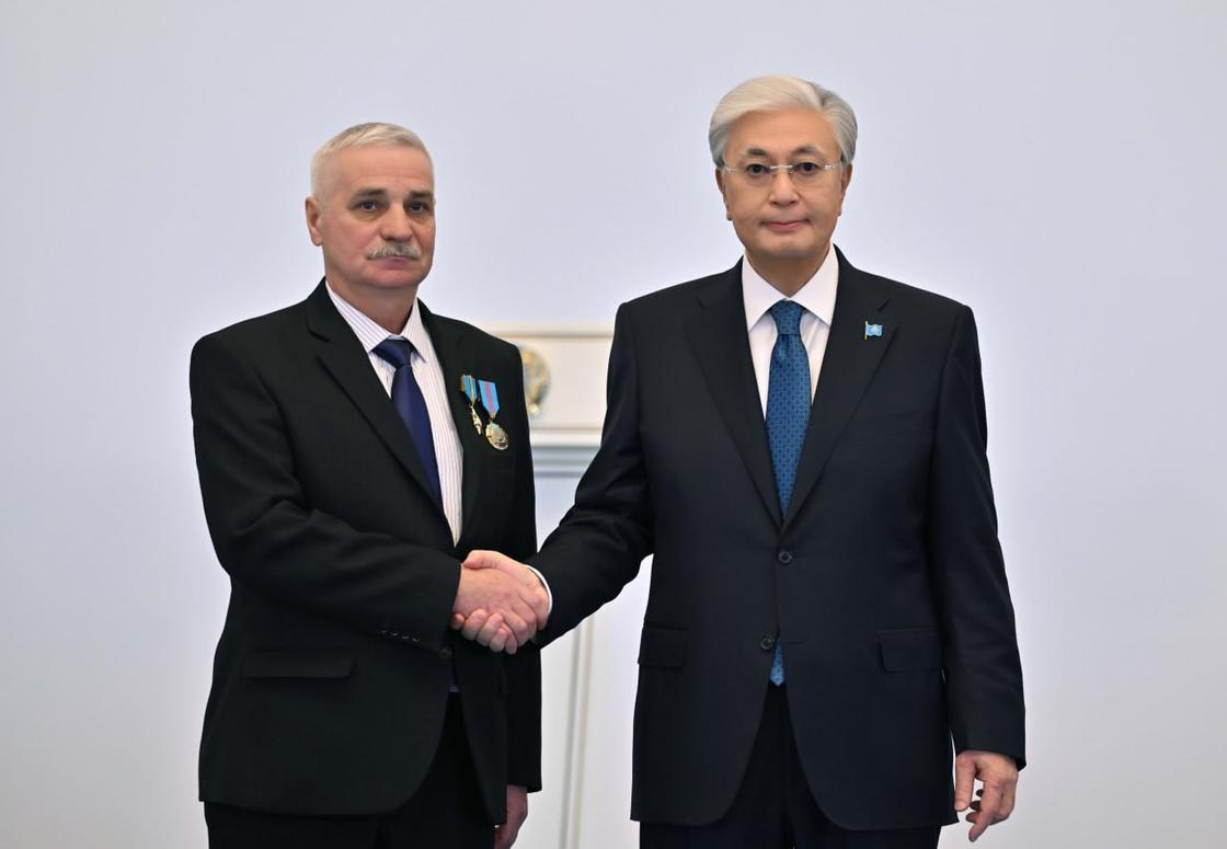 Касым-Жомарт Токаев и Сергей Чернобай