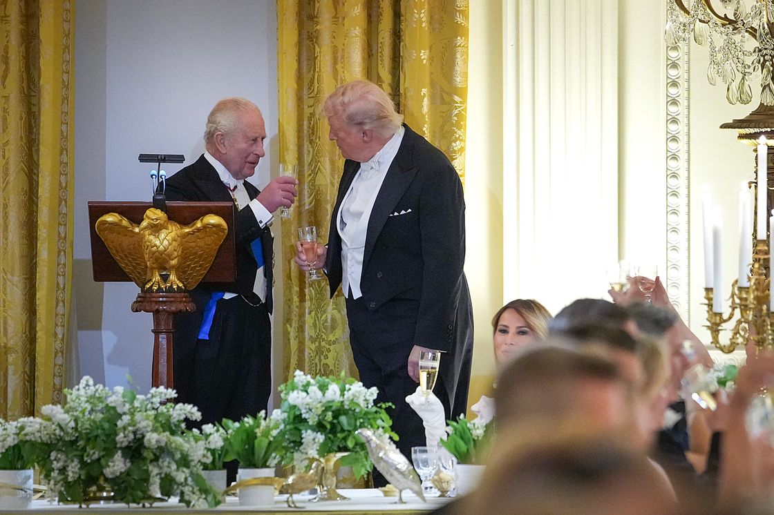 Дональд Трамп и Карл III