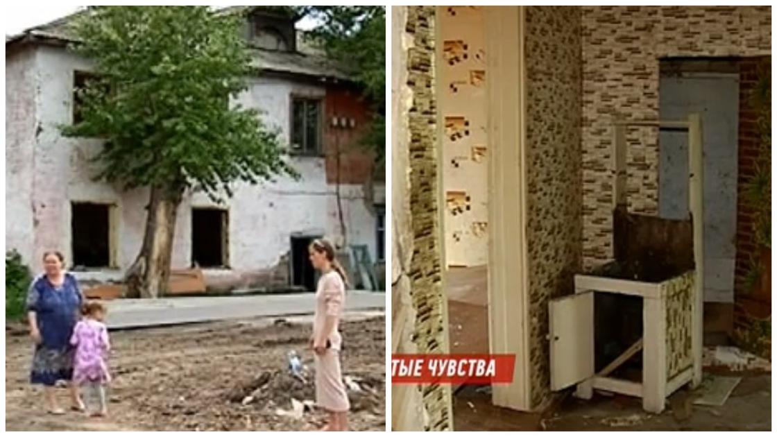 Семью забыли переселить из аварийного дома в Петропавловске
