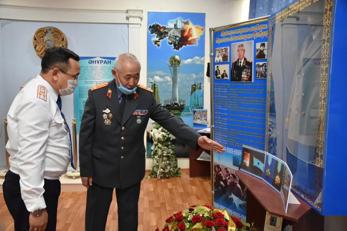 15 мая т.г. в музее Управление полиции города Жезказган открыли уголок памяти
