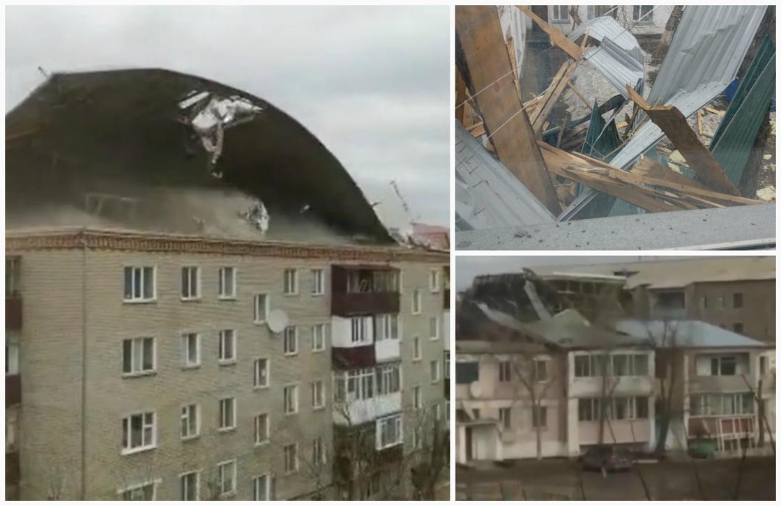 Список разрушенных ураганом домов, больниц и школ озвучили в Акмолинской области