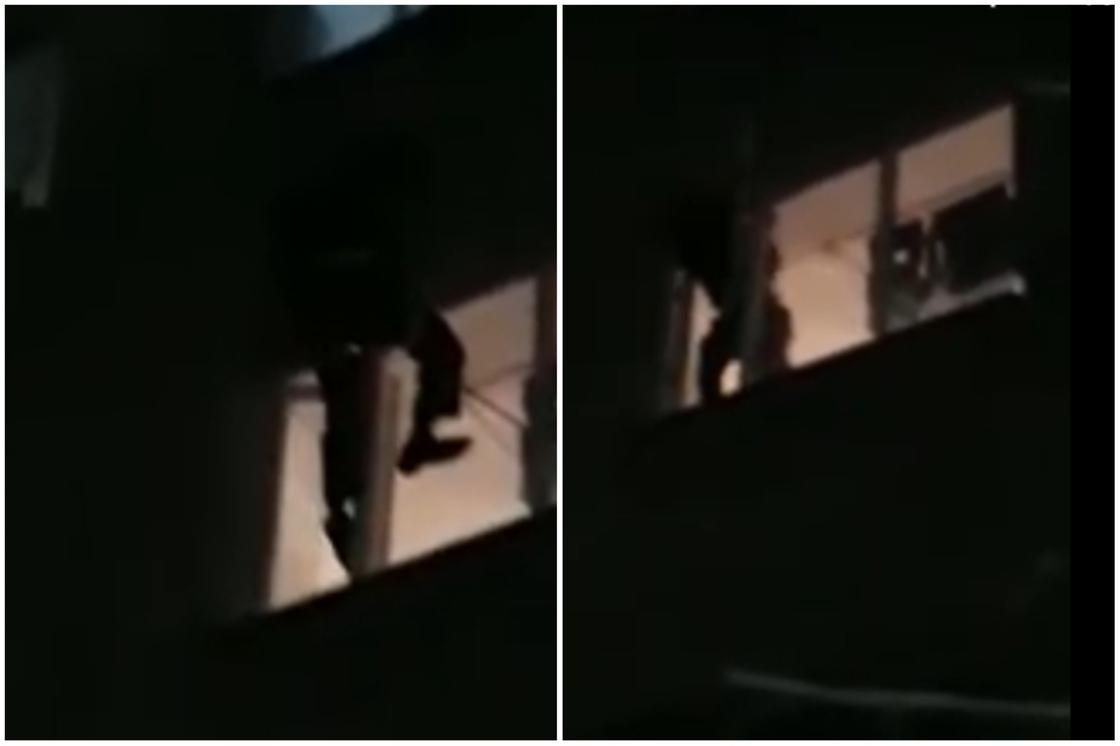 Рискуя своей жизнью полицейский спас детей из запертой квартиры в Нур-Султане (видео)