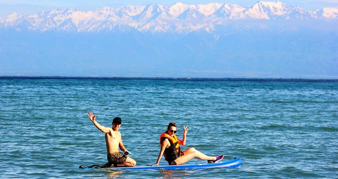 19.06 SUP-серфинг: новый вид активного отдыха появился в Алматы
