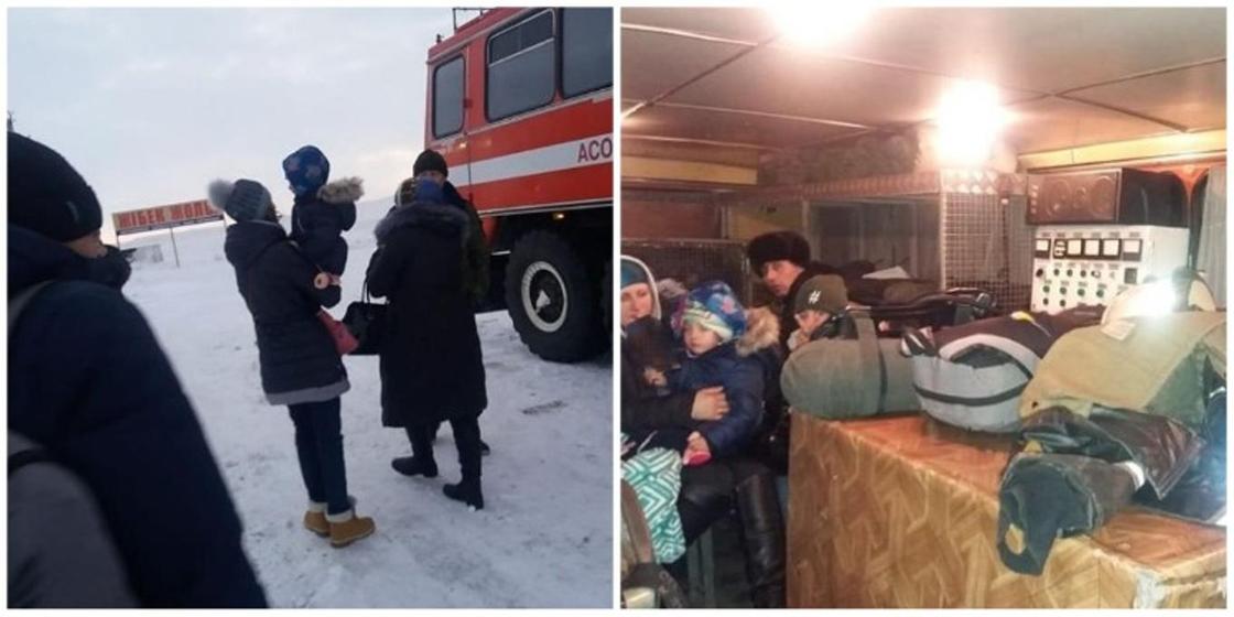 Граждан Кыргызстана спасли от мороза из неисправного автобуса в Карагандинской области