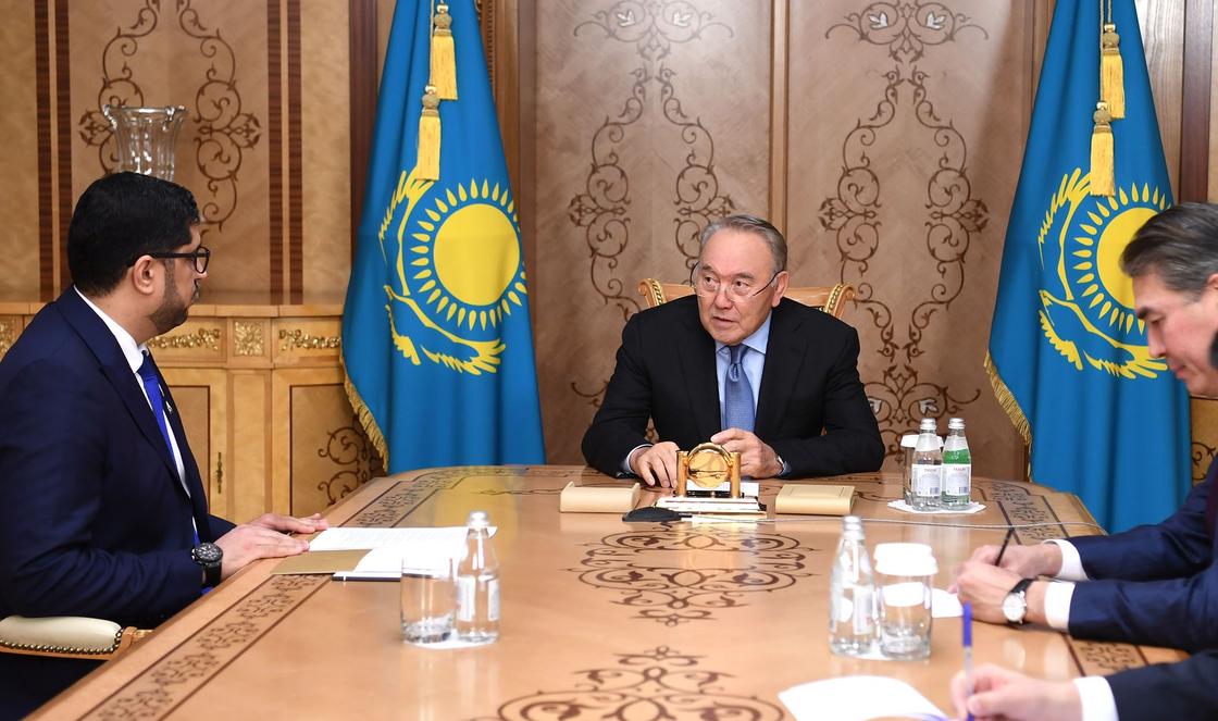 Назарбаев встретился с послом ОАЭ