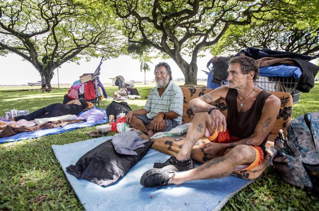 ФОТОРЕП Каждый сотый – бездомный: как живут многочисленные бомжи на Гавайях (фото)