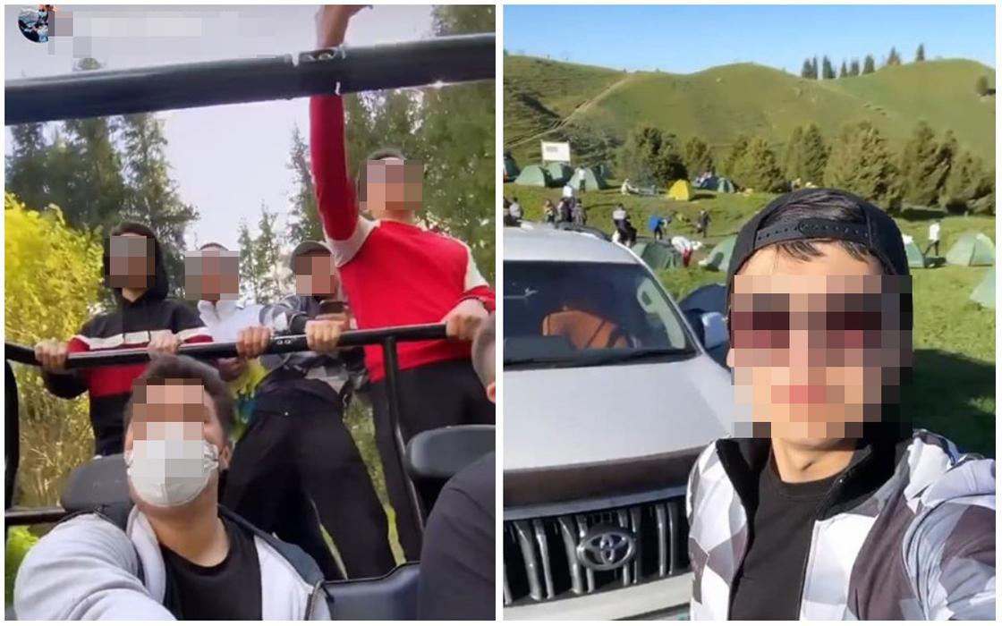 Вечеринка на Кок-Жайлау в карантин: водителя внедорожника оштрафовали